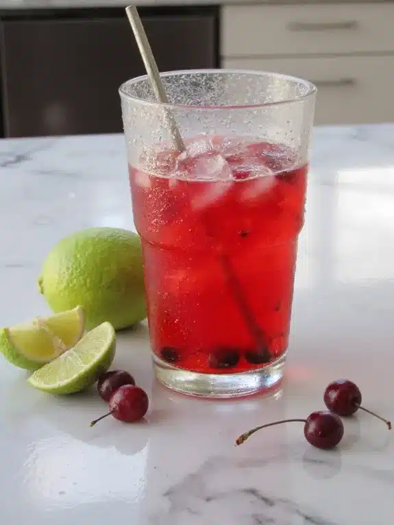 homemade cherry limeade refreshment perfection