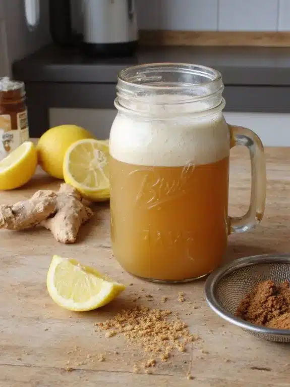 homemade ginger beer preparation steps