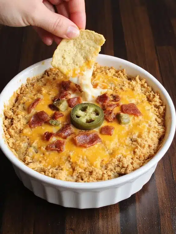 indulgent creamy crunchy irresistible dip