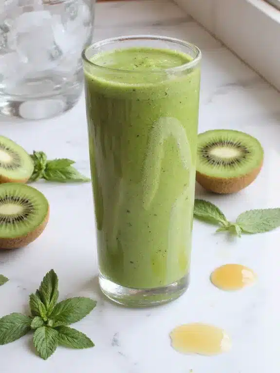 nutrient rich kiwi smoothie preparation steps