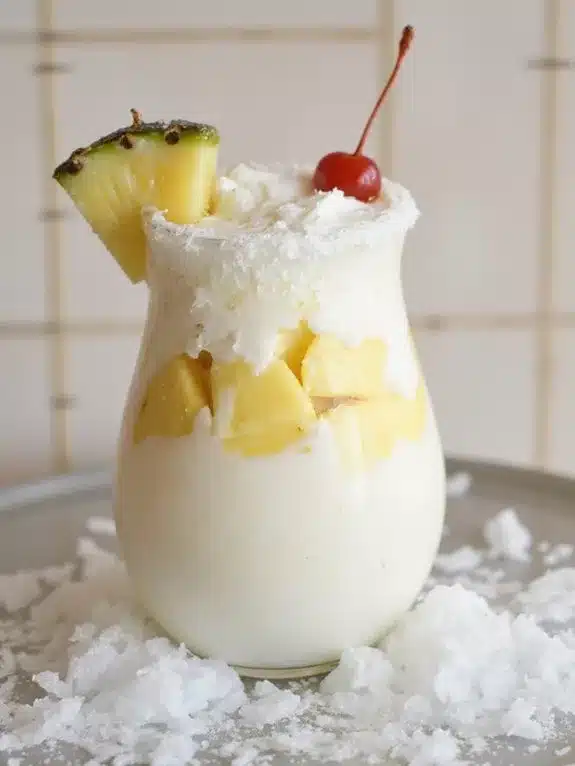 nutrient rich tropical mocktail with caveats