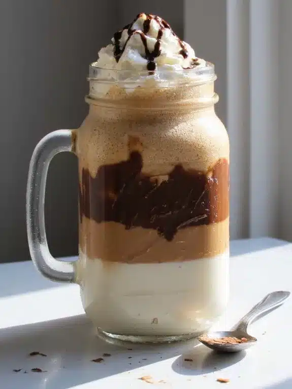 precisely crafted iced mocha delight