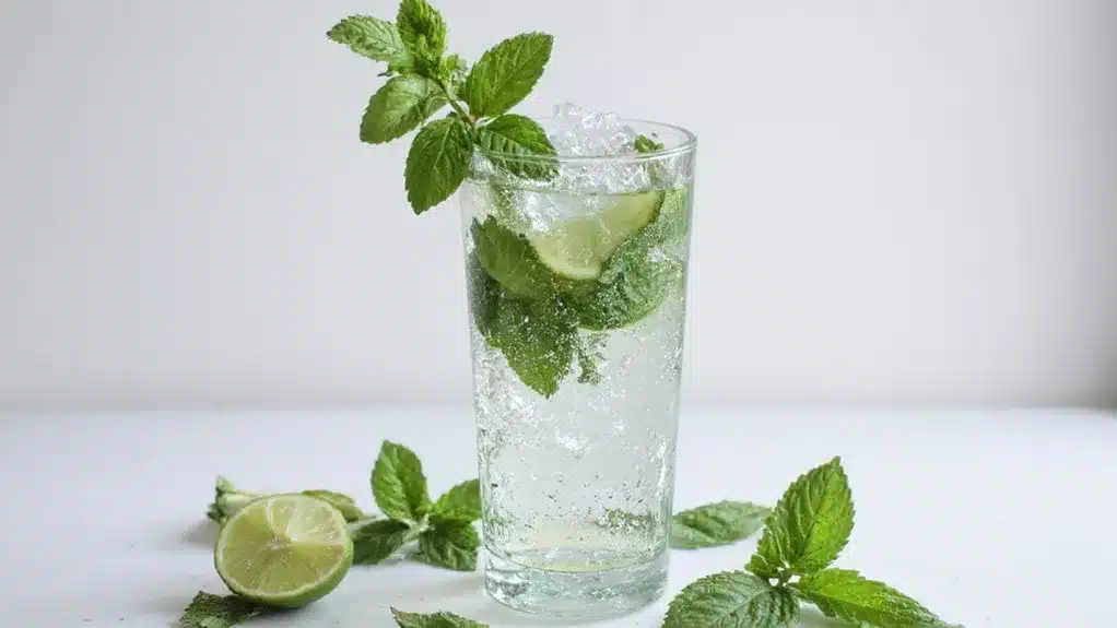 refreshing alcohol free minty summery