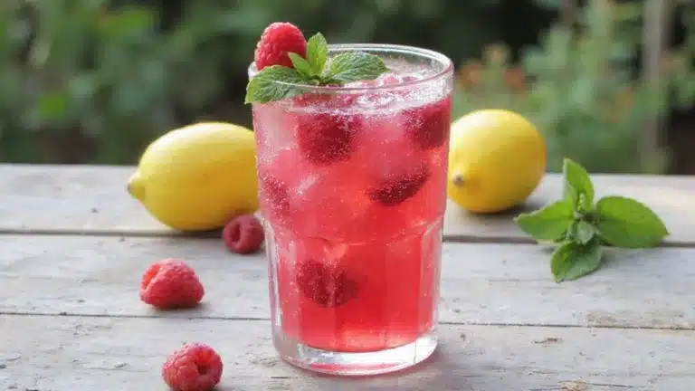 refreshing chilled fruity slushie