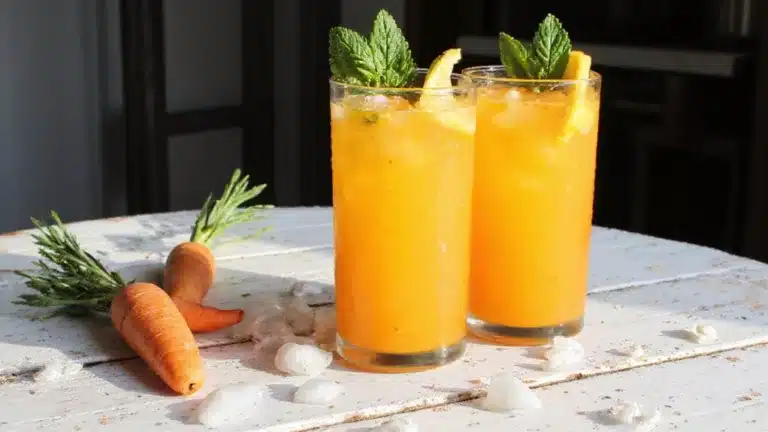 refreshing citrus carrot beverage recipe