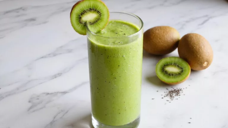 refreshing creamy nutritious fruit smoothie