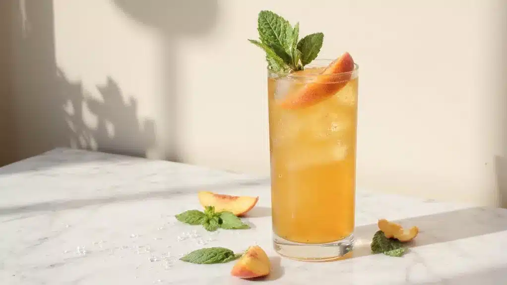 refreshing fizzy peachy delight