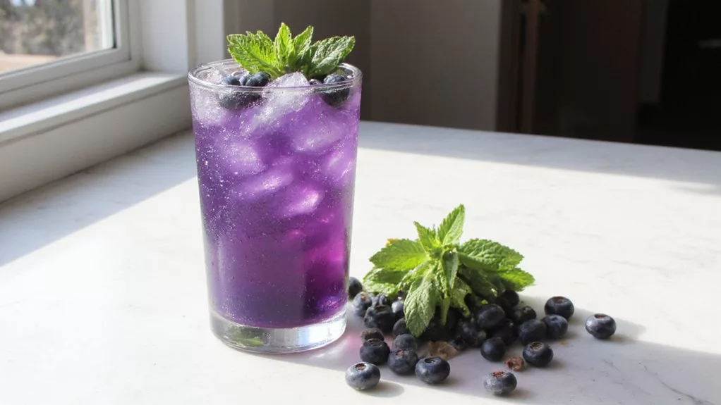 refreshing fruity minty iced delight