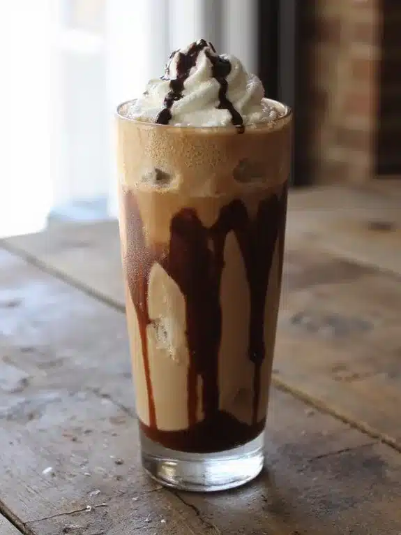 refreshing indulgent cafe style iced mocha