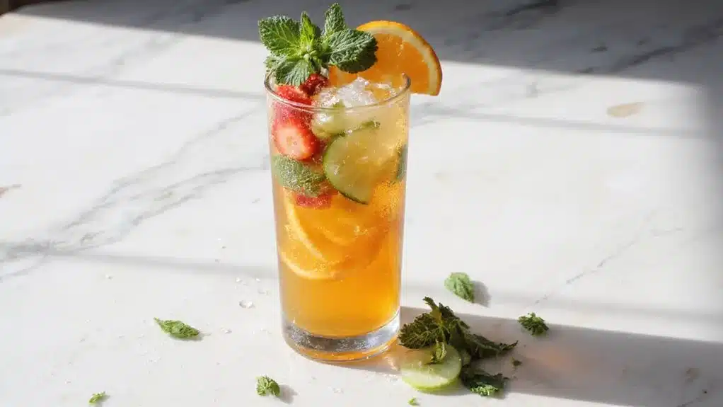 refreshing non alcoholic summer beverage