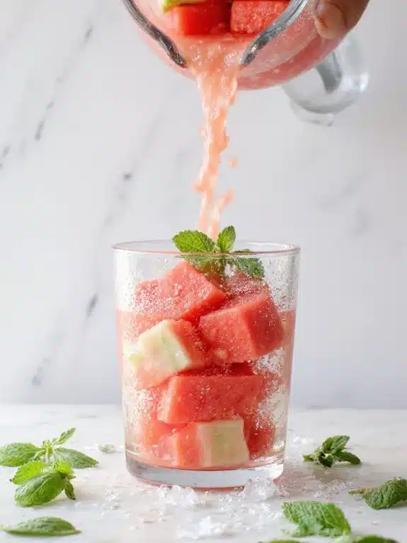 refreshing watermelon mint limeade summertime treat