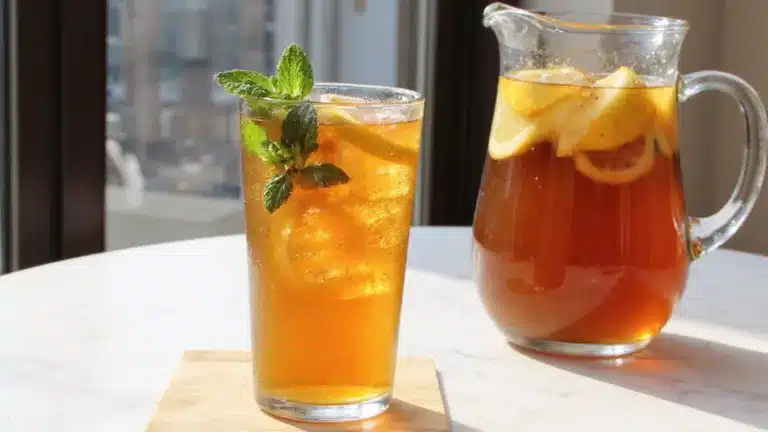 simple refreshing tea drink