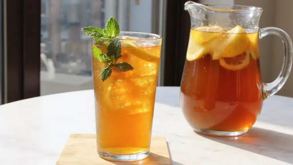 simple refreshing tea drink