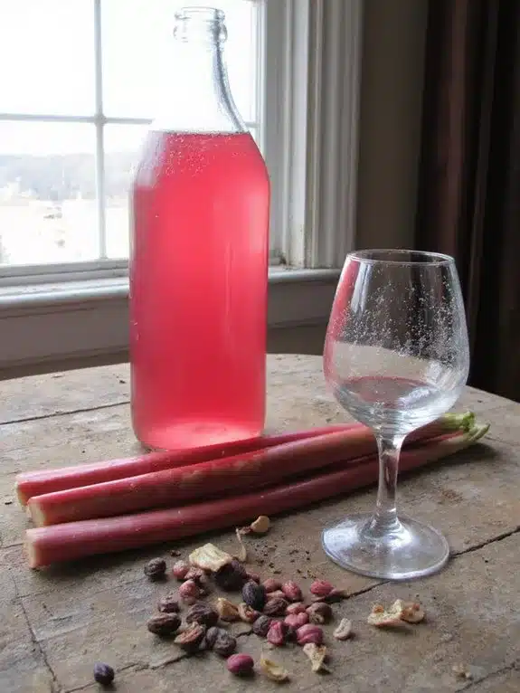 vibrant balanced versatile rhubarb cordial
