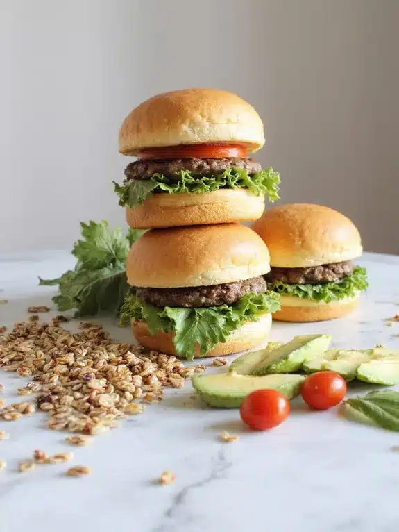 balanced nutrition customizable burgers sliders