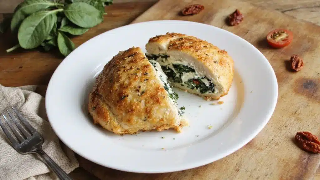 chicken breast stuffed and air fried