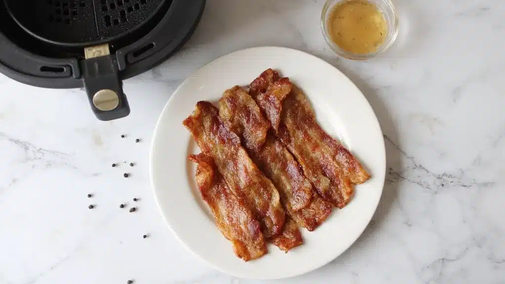crispy air fried bacon delight