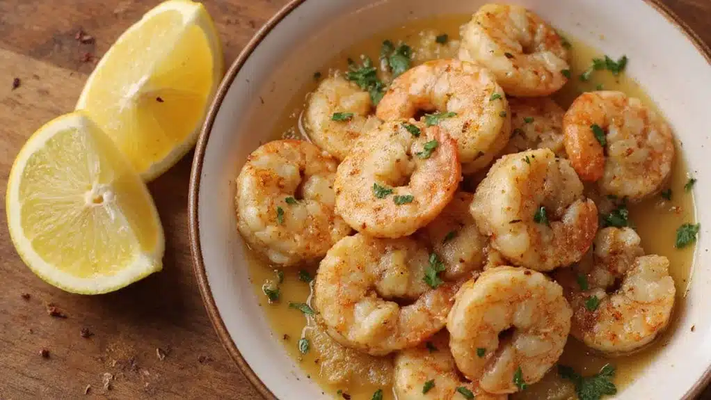 crispy buttery garlicky shrimp