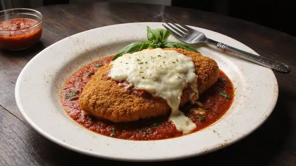 crispy chicken with italian flair