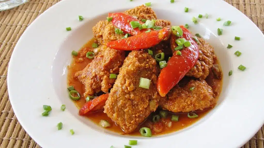 crispy chilli air fried beef