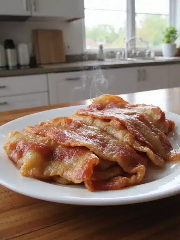 crispy clean customizable consistent air fried bacon