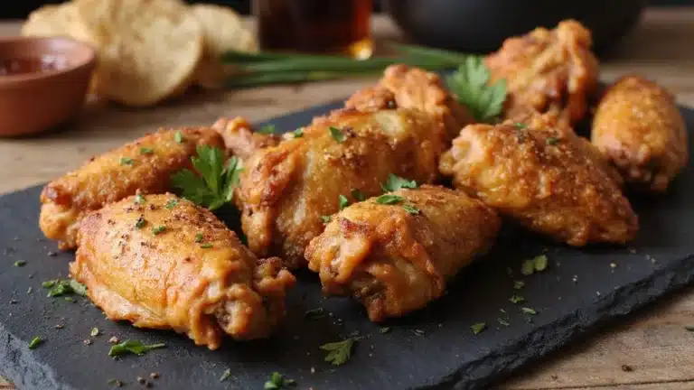 crispy flavorful air fried chicken wings