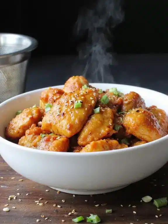 crispy saucy five step chicken recipe