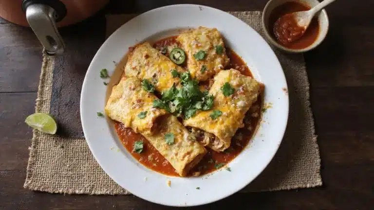 easy cheesy enchilada delight