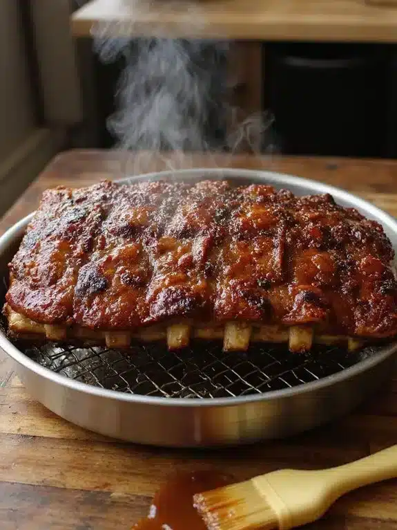 fragrant seasoned dressed air fried ribs
