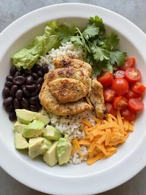fresh customizable burrito inspired meal prep