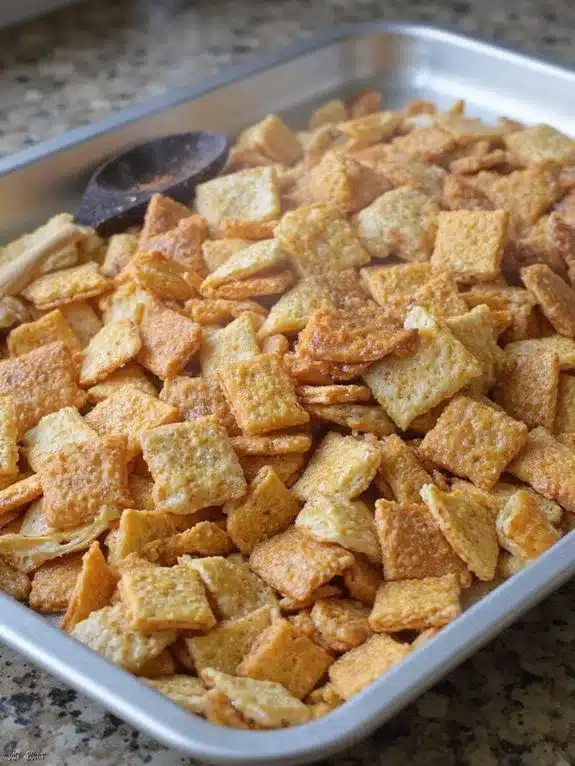 gentle melted stirring golden crunch
