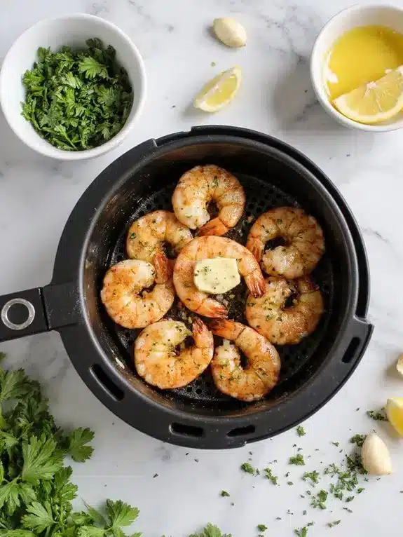 healthy low carb high protein shrimp scampi