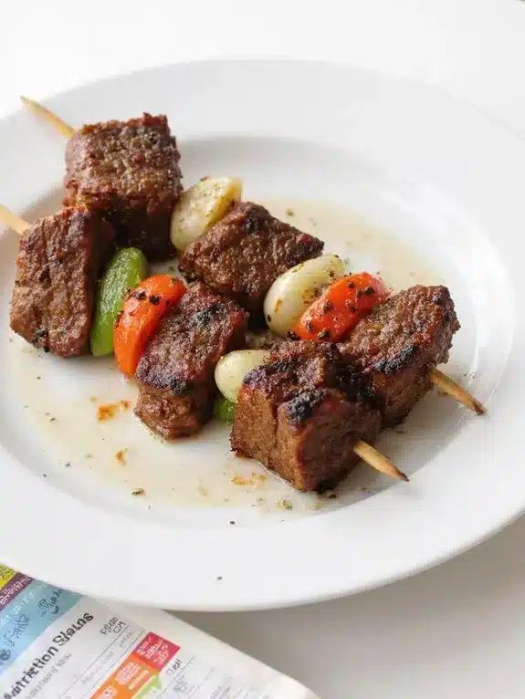 nutrient dense high protein beef kebabs