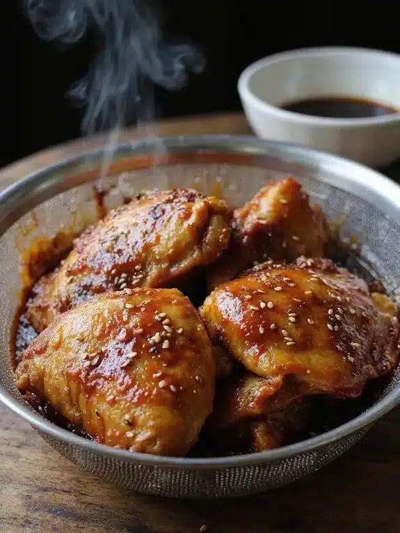 perfectly caramelized sweet salty teriyaki chicken