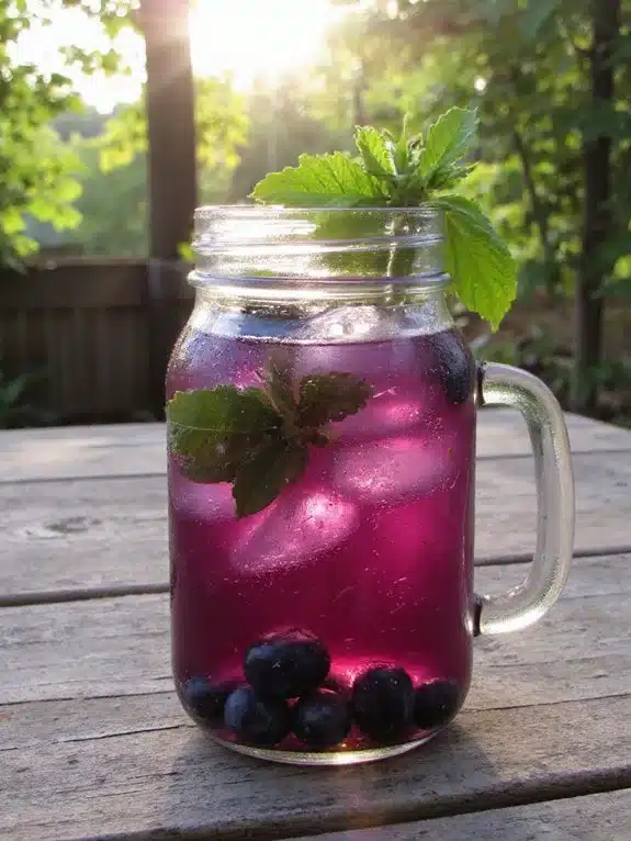 precise timed tea and berry fusion