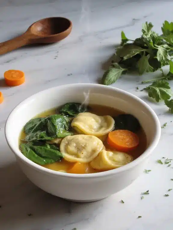 saut ed vegetables aromatic garlic simmered broth