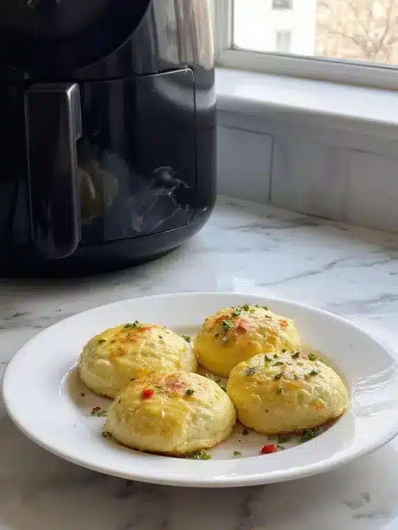 simple air fried customizable egg bites