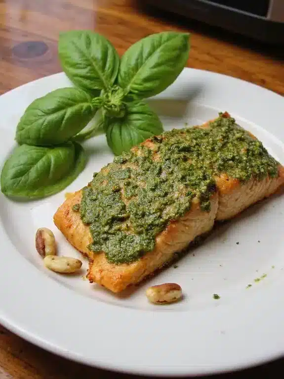 simple delicious air fried salmon