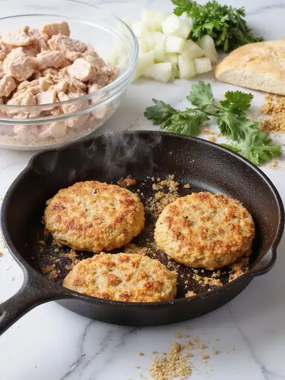 versatile protein rich moisture balanced crispy chicken patties