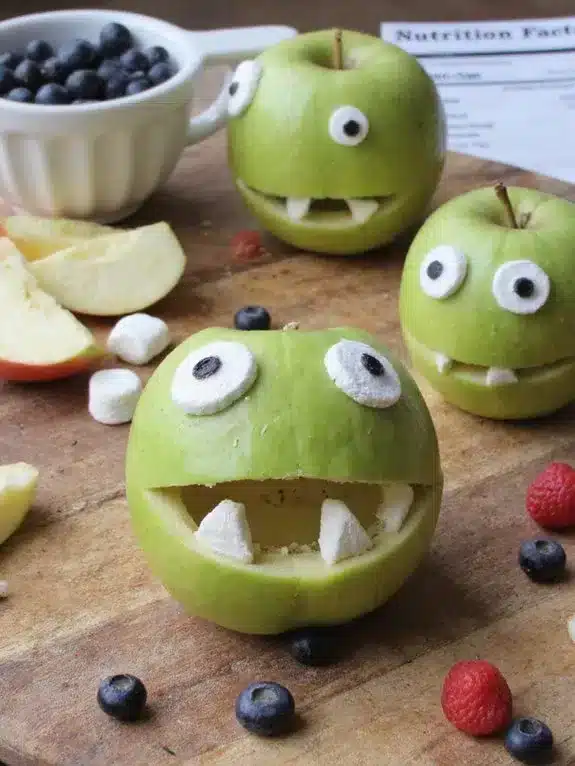 balanced nutritious sweet halloween treat