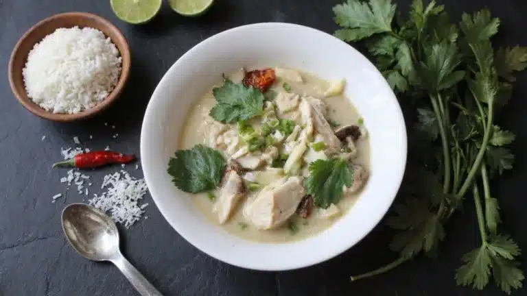 coconut milk chicken thai soup