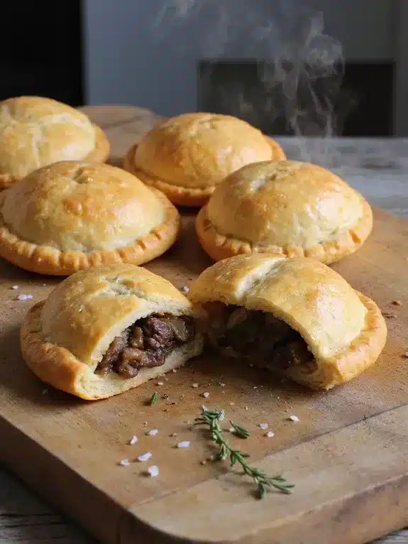 comforting irish beef guinness hand pies