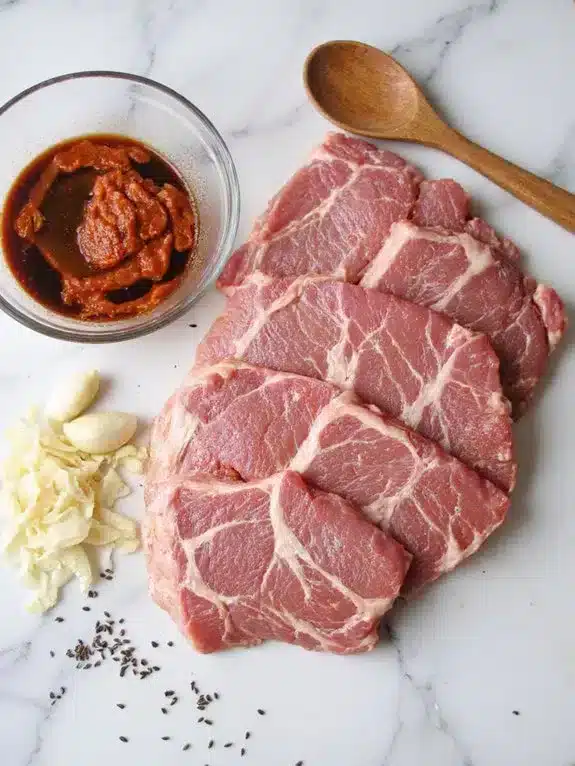 fiery sizzling caramelized korean barbecue