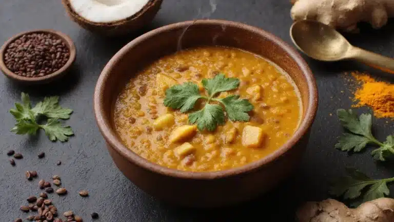 flavorful indian spiced lentil soup