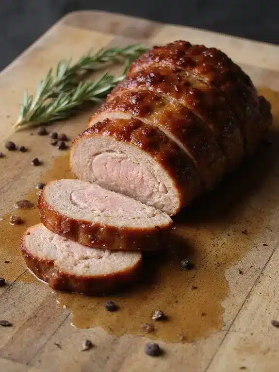 maple bourbon glaze transforms pork tenderloin