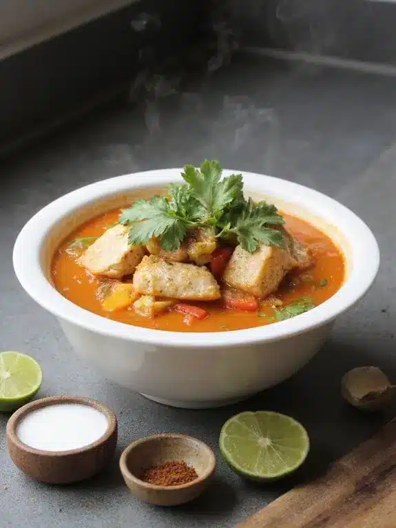 nutritious and balanced brazilian seafood dish