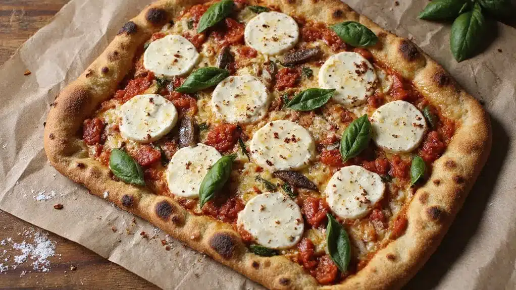 savory spicy flatbread mediterranean