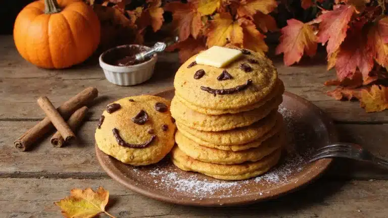 seasonal breakfast with chocolate accents