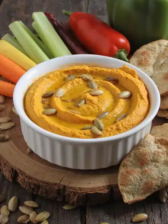 seasonal savory sneaky sophisticated pumpkin hummus