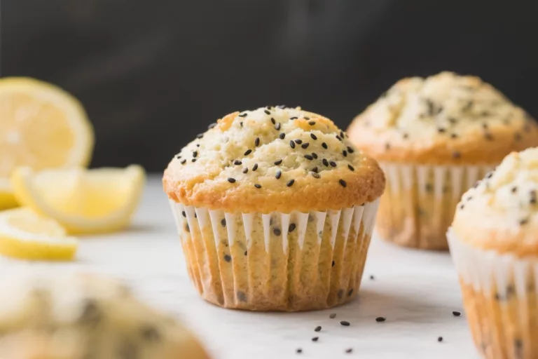 Keto Lemon Poppy Seed Muffins – Bright, Zesty, and Low-Carb